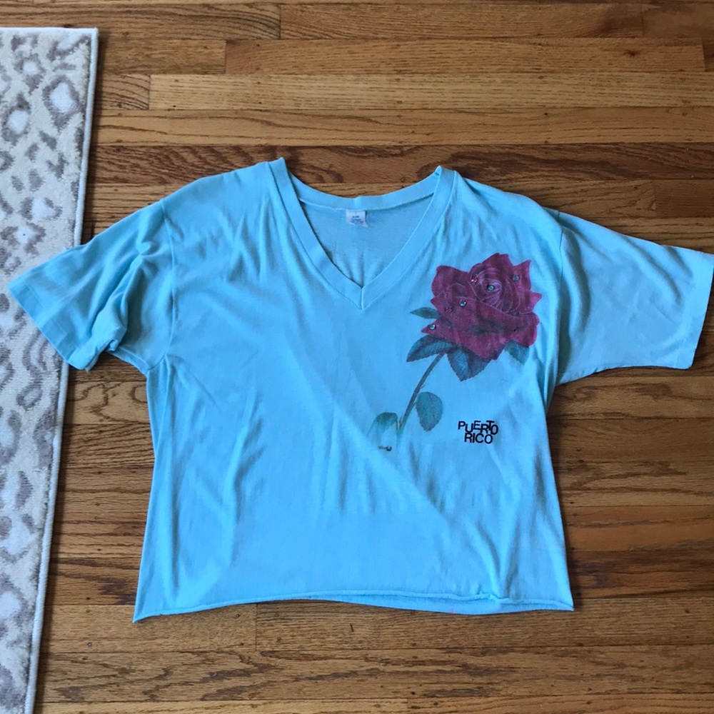 Vintage cropped T shirt
